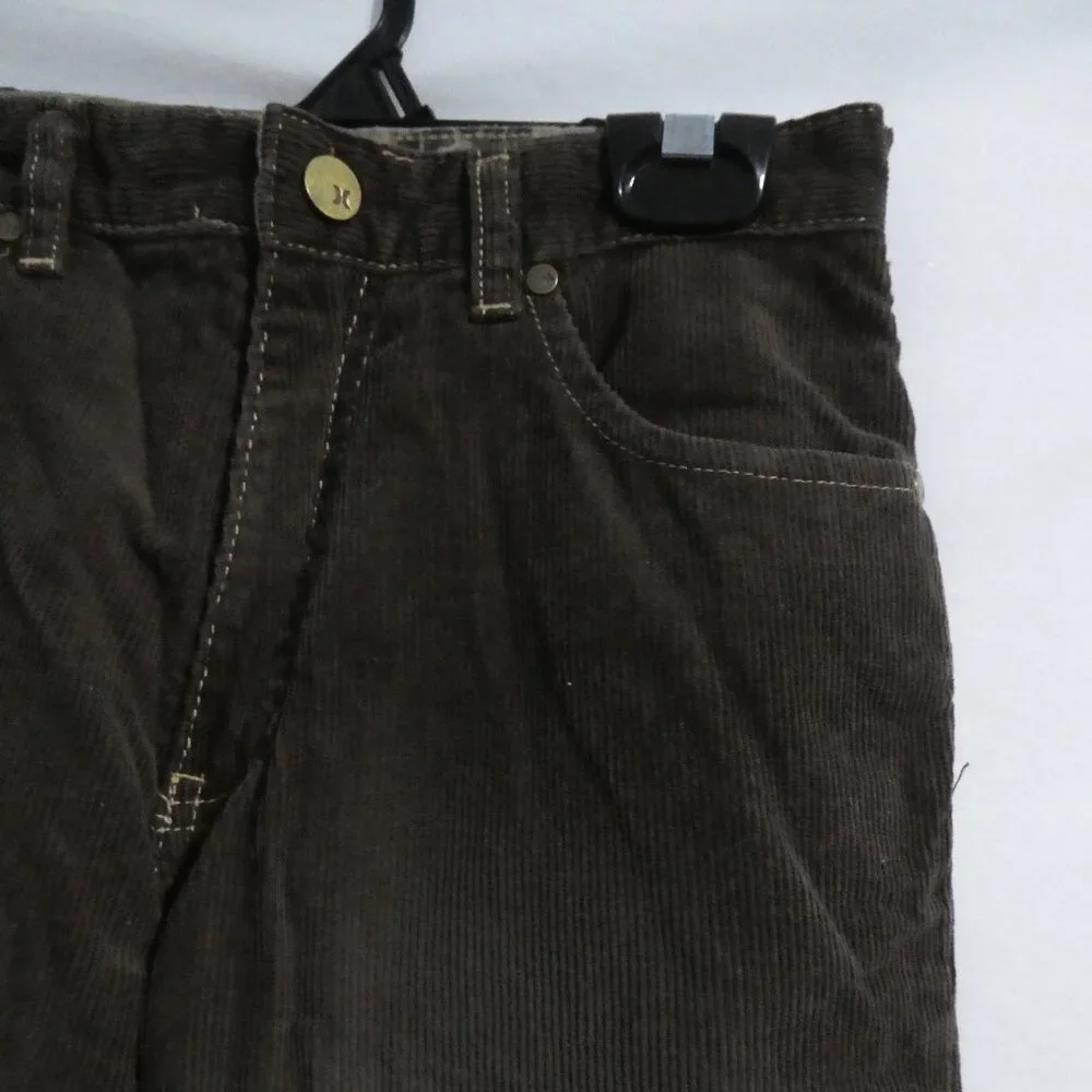 HURLEY | size 7 | Brown Corduroy - Cords | Pants | 100% Cotton | NWOT - Picture 5 of 16